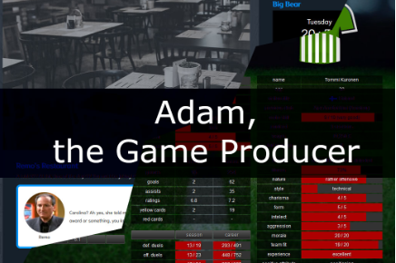 Adam, the game producer