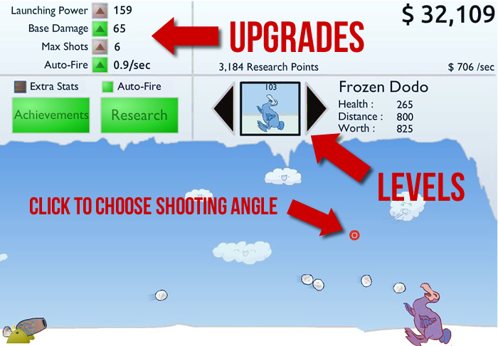 Learn to Fly clicker game