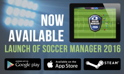 Soccer Manager 2016 now launched