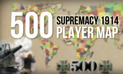 Supremacy 1914 - 500 player map