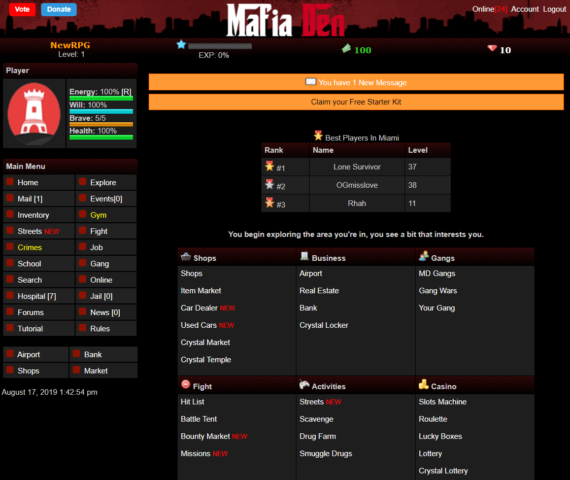 mafia-den