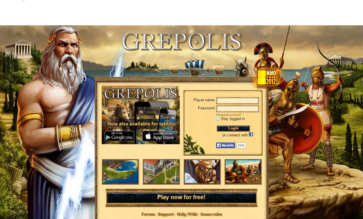 Grepolis The browser game that is set in antiquity