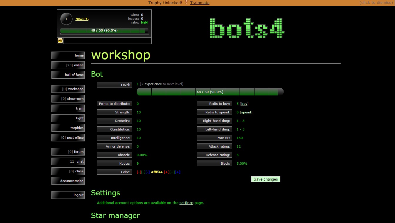 Bots Fighting RPG