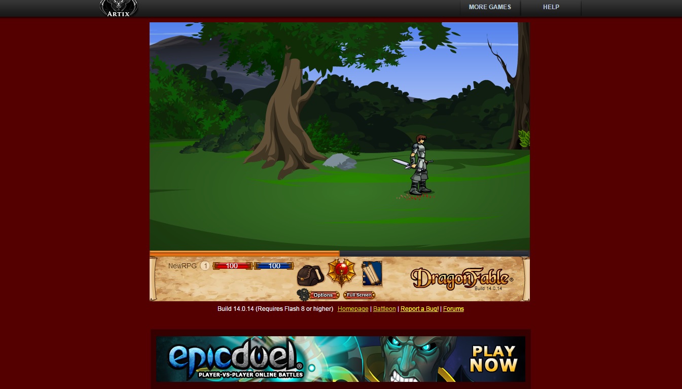 DragonFable Online Fighting RPG