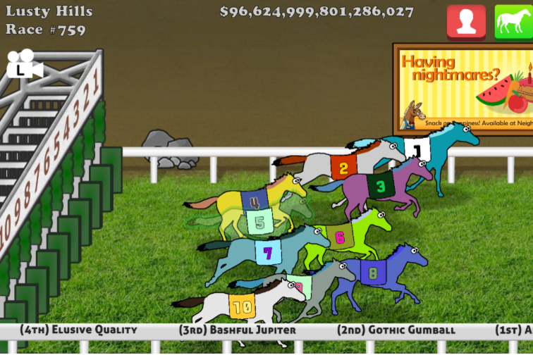 Hooves of Fire - Horse Racing Game - Racing browser games