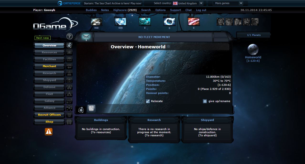 Ogame Space Online Space Game