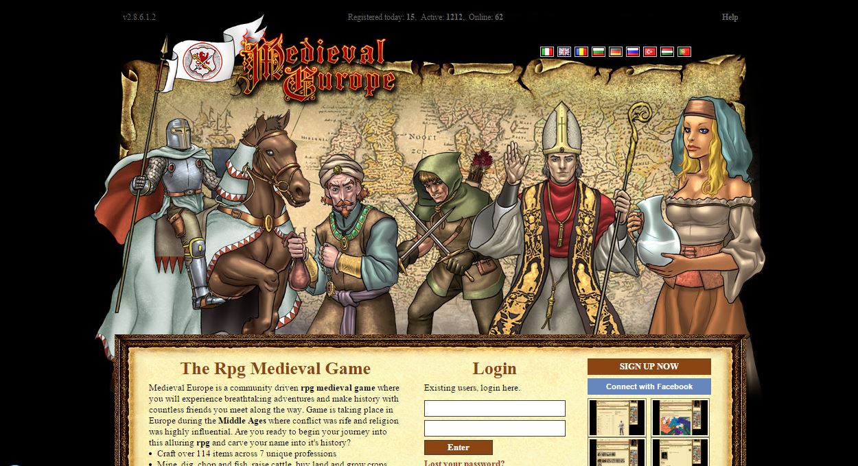 Medieval Europe - Strategy browser games