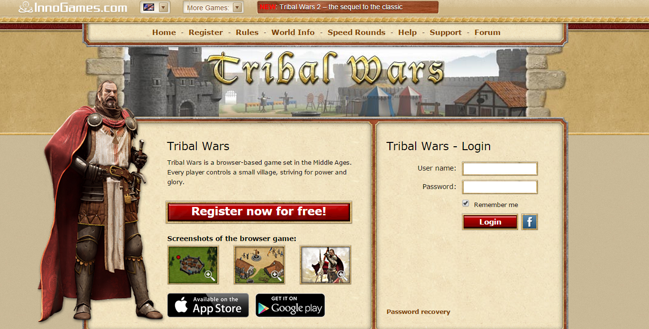 Tribal Wars Game , Tribal Wars MMORPG