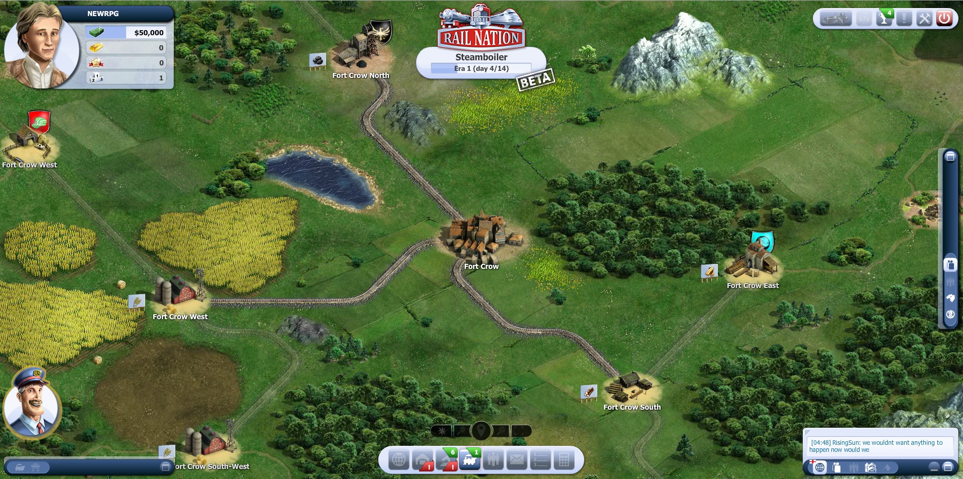 O jogo - Free browser-based online strategy game – Rail Nation