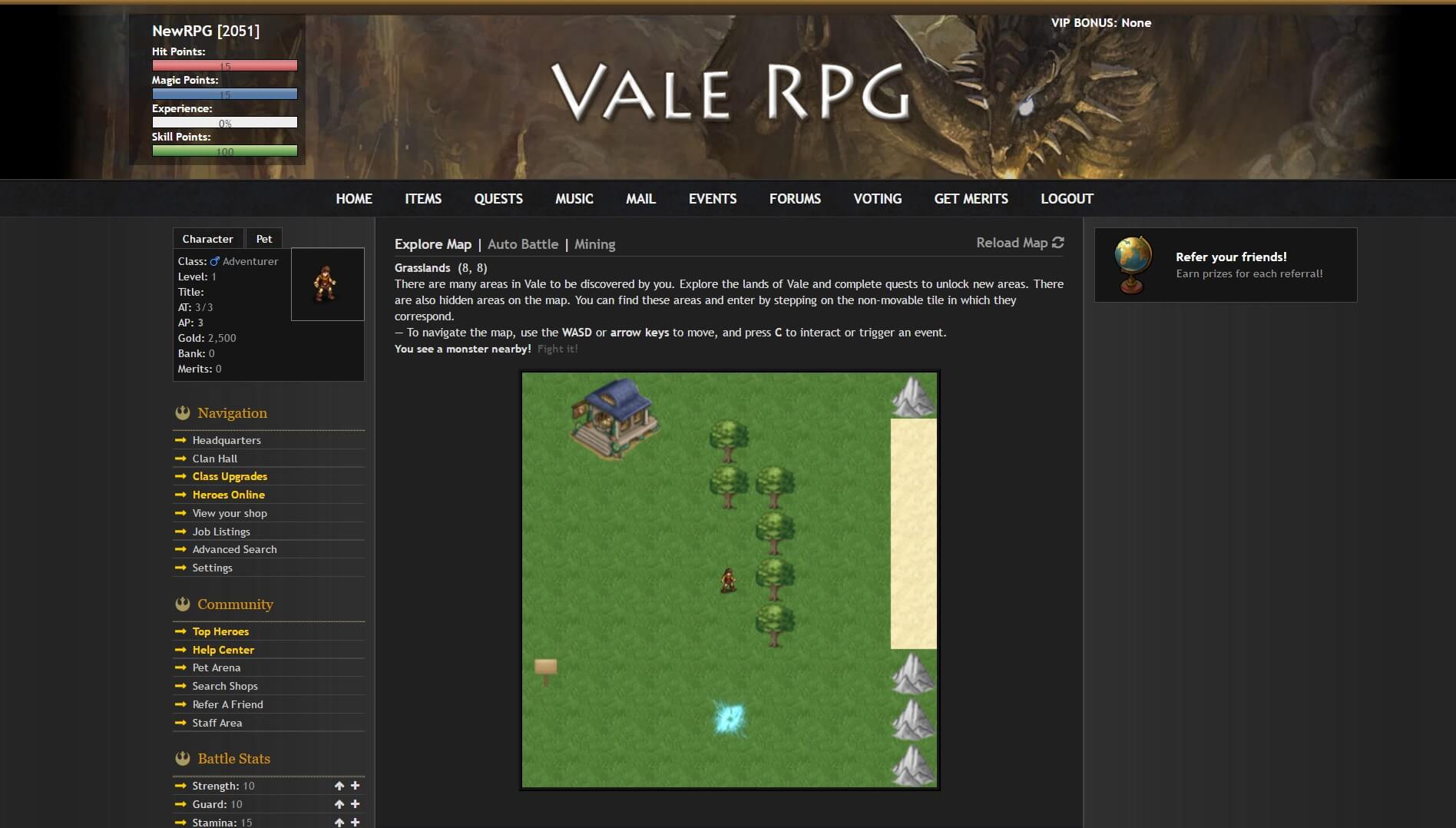 Vale - Fighting browser games, games browser rpg - thirstymag.com