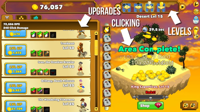 Click Hero, Idle Clicker and the best clicker game