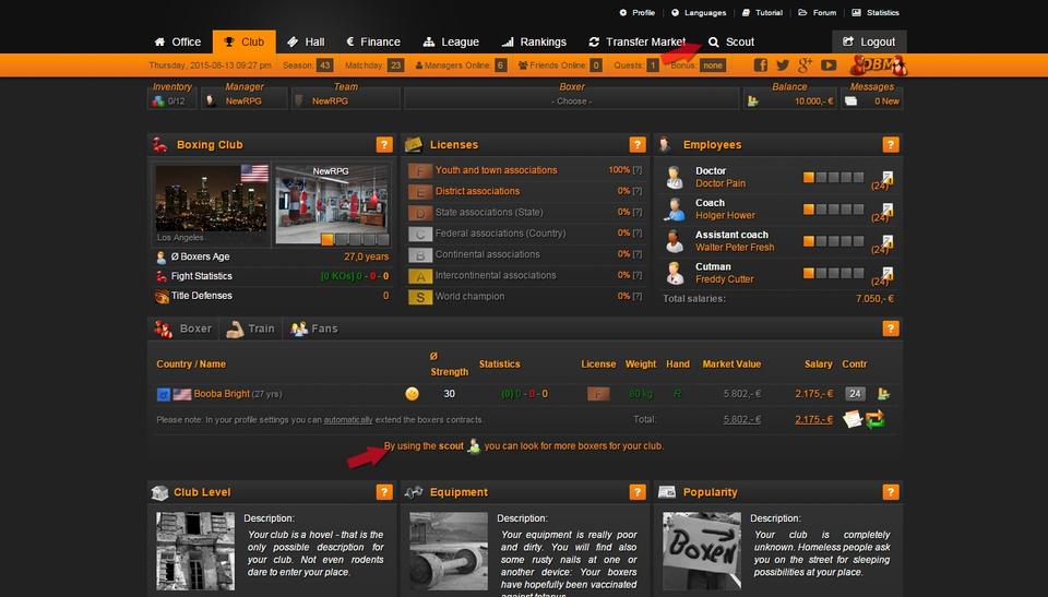 online-boxing-manager