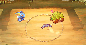 Dino RPG battles