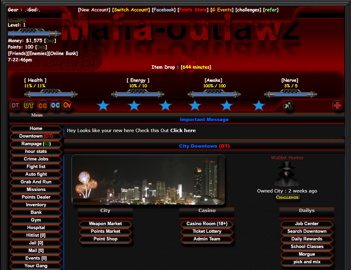 Mafia Thug - Mobsters and Mafia browser games