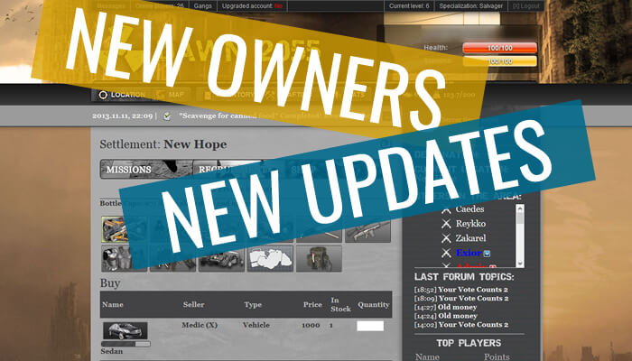 Dawn 2055 new owners, new updates