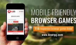 Mobile friendly browser games
