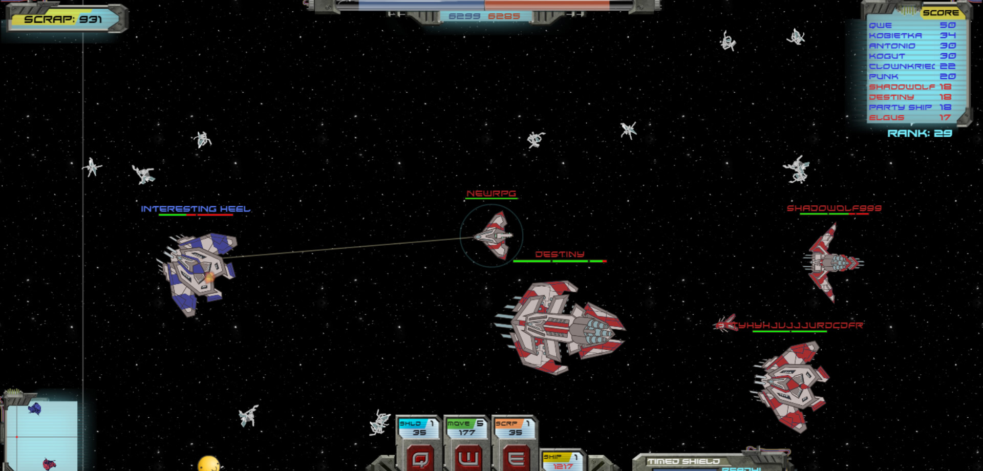 Spacewar io — Play for free at