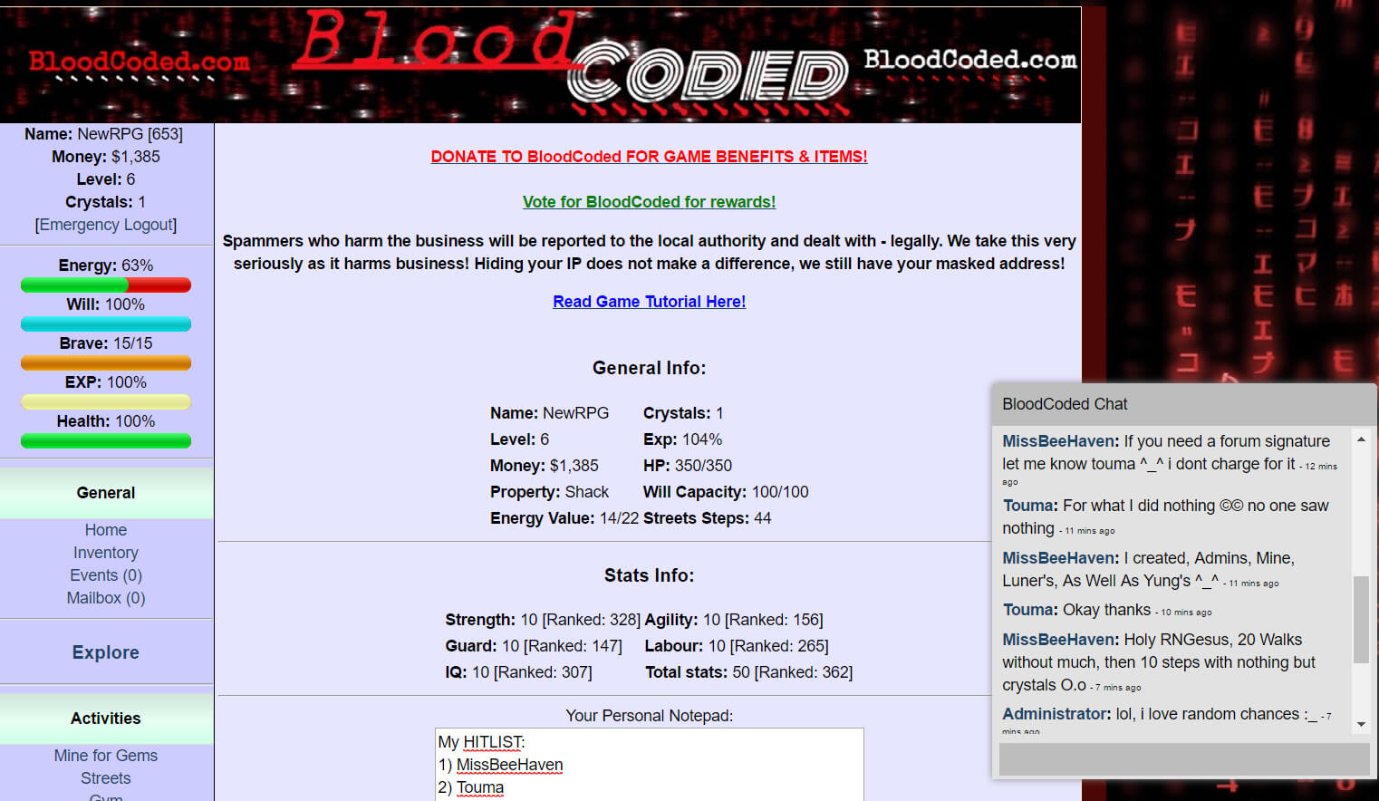 bloodcoded